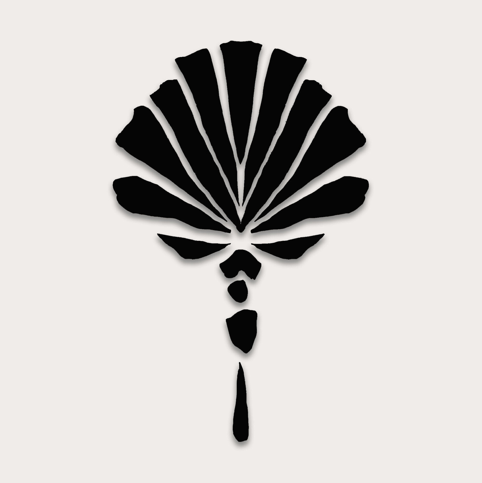 Logo of fan meets scallop shell