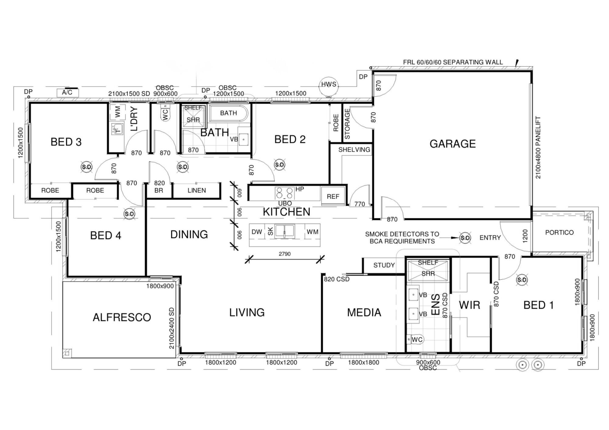 Floor Plan – Lot 474 Ardour St Ripley