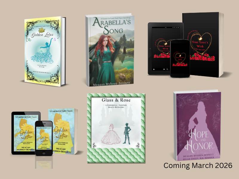 Books by Meagan Myhren-Bennett including Golden Lotus, Arabella's Song, True Love's Wish, and Of Hope and Honor