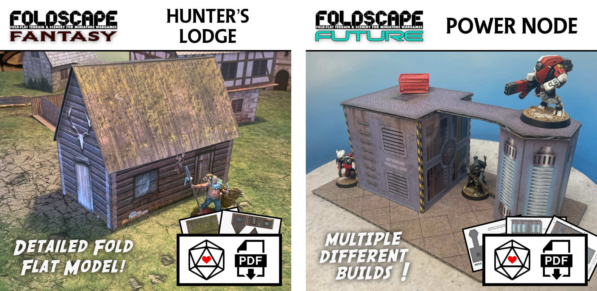 Get These Two FREE Foldscape Buildings now