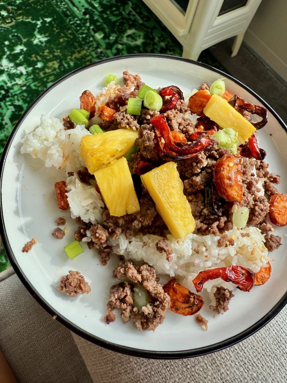 pineapple honey beef