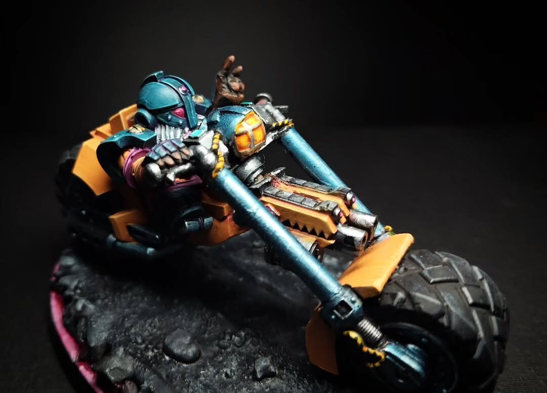 Miguel VT's lovely Space Dwarf Bikers.